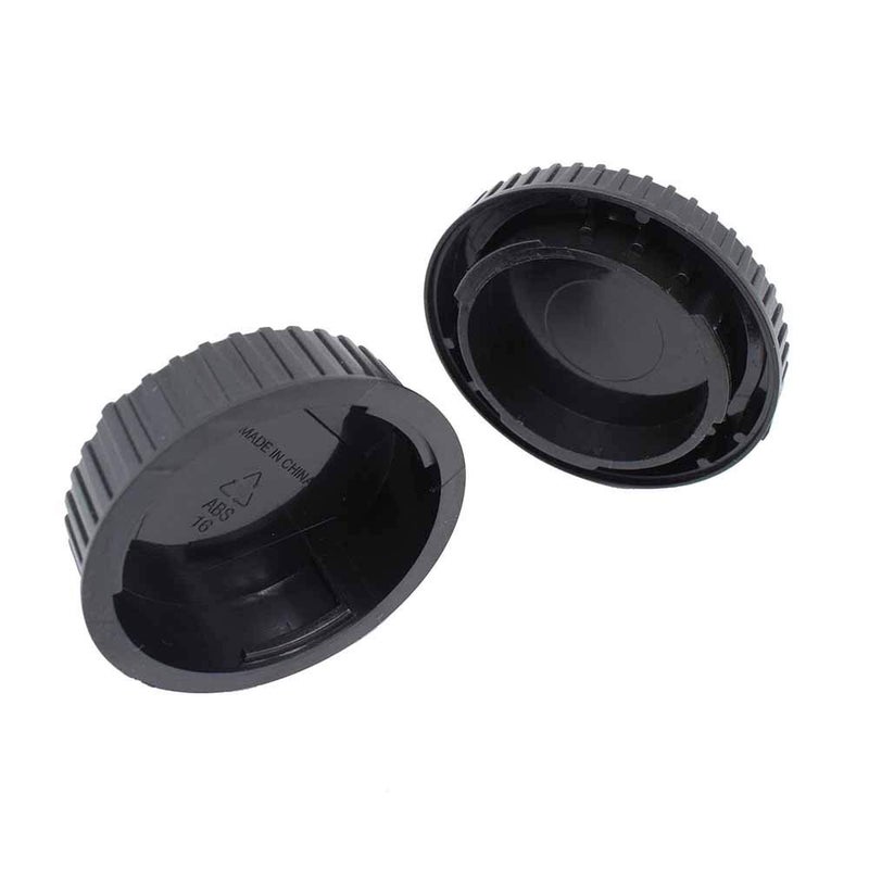ULBTER Front Body Cap and Rear Lens Cap Cover for Nikon D7500 D7200 D7100 D7000 D5600 D5300 D5200 D5100 D3500 D3400 D3300 D3200 D3100 D850 D810 D800 D750 D600 D90 D80 More Nikon F Mount DSLR and Lens - Image 2